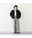 キルト*ボアリバーシブル中綿ブルゾン