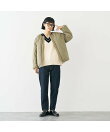 キルト*ボアリバーシブル中綿ブルゾン