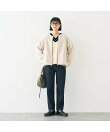 キルト*ボアリバーシブル中綿ブルゾン