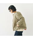 キルト*ボアリバーシブル中綿ブルゾン