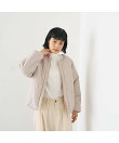 キルト*ボアリバーシブル中綿ブルゾン