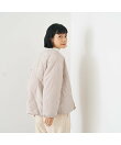 キルト*ボアリバーシブル中綿ブルゾン