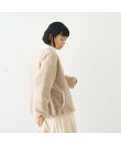 キルト*ボアリバーシブル中綿ブルゾン
