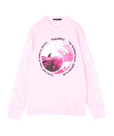 DSQUARED2 L/S T-shirts ディースクエアード トップス カットソー・Tシャツ ピンク【送料無料】