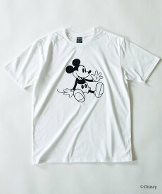 NUMBER (N)INE MICKEY MOUSE BR T-SHIRT ナンバーナイン トップス カットソー・Tシャツ ホワイト ブラック【送料無料】