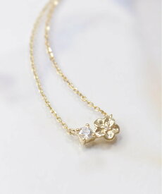 anq. 「anqanq.」K10 petitflower ネックレス クークロワッサン アクセサリー・腕時計 ネックレス ゴールド【送料無料】