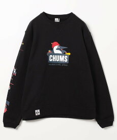 CHUMS ブービーカーリングクルートップ / CH00-1517 【限定展開】 フリークスストア トップス スウェット・トレーナー ベージュ ブラック グレー【送料無料】