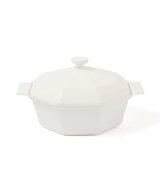 【SALE／30%OFF】Francfranc ダイヤ 軽量 クッキングポット 25cm ホワイト フランフラン 食器・調理器具…