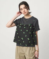 UNITED ARROWS green label relaxing フラワー ジャガード キャミソール ユナイテッドアローズ グリーン…