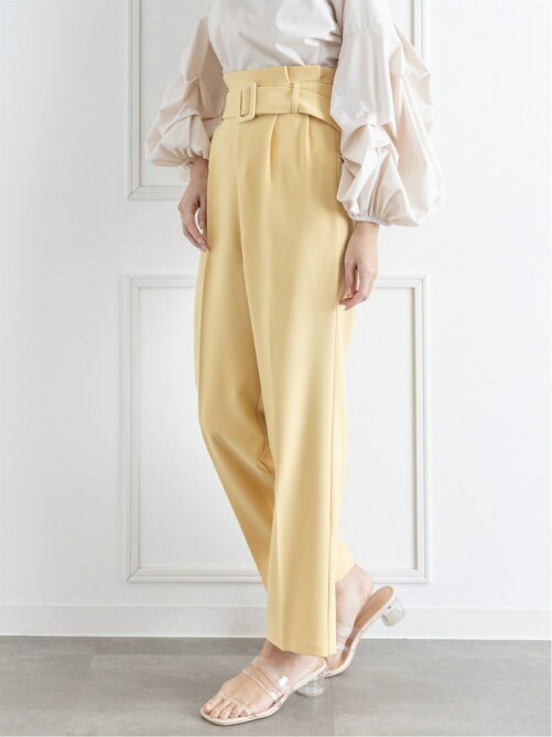 Clear ツータックベルト付きパンツ Rakuten Fashion 楽天ファッション 旧楽天ブランドアベニュー Cj2779