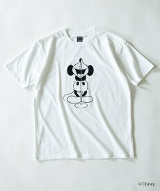 NUMBER (N)INE MICKEY MOUSE OS T-SHIRT ナンバーナイン トップス カットソー・Tシャツ ホワイト ブラック【送料無料】