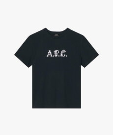 【SALE／50%OFF】A.P.C. Hugo Tシャツ アー・ぺー・セー トップス カットソー・Tシャツ ホワイト ネイビー【送料無料】