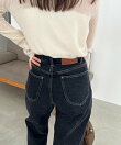13ozハイウエストストレートデニム