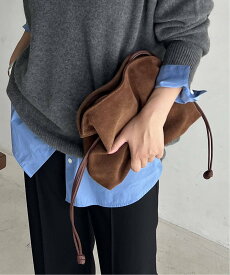 JOURNAL STANDARD 《WEB限定追加》【AULENTTI/オウレンティ】キンチャクBAG SWEDE ジャーナル スタンダード バッグ ショルダーバッグ ブラウン【送料無料】