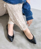 LE TALON 《追加》ポインテッドエナメルバレエ ルタロン シューズ・靴 バレエシューズ ブラック【送料無…