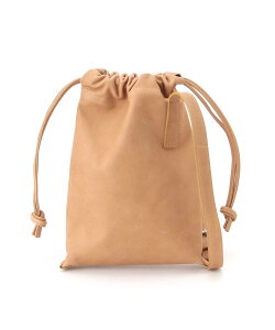 PATRICK STEPHAN PATRICK STEPHAN/ Leather cell phone bag 'drawstring' h[Xg pgbN Xet@ obO V_[obO O[ ubN x[Wyz