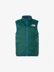 THE NORTH FACE キッズ リバーシブルコージーベスト ザ・ノース・フェイス トップス ベスト・ジレ グリーン ブラック【送料無料】