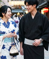 JIGGYS SHOP SELECT 浴衣 メンズ 6点 セット【 浴衣+帯+腰帯+下駄+扇子+信玄袋 】 26SS ジギーズショップ…
