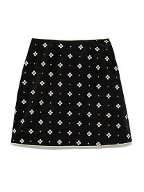 【SALE／70%OFF】LILY BROWN 小紋刺繍台形スカート リリーブラウン スカート その他のスカート ブラック ベージュ オレンジ