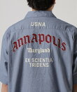 ANNAPOLIS WORK SHIRT / アナポリス 半袖ワークシャツ / AVIREX / アヴィレックス