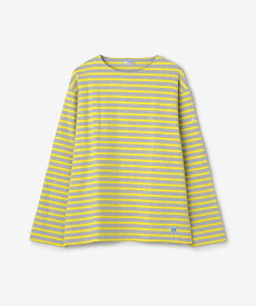 Bshop ORCIVAL ｜ コットンロード クルーネック ワイドフレンチバスクTシャツ MEN ビショップ トップス カットソー・Tシャツ ブルー イエロー グレー ブラウン ブラック レッド【送料無料】