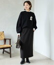 《WEB限定カラーあり/シリーズあり/追加予約》サガラ刺繍スウェットライクニット