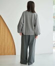《WEB限定カラーあり/シリーズあり/追加予約》サガラ刺繍スウェットライクニット