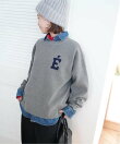 《WEB限定カラーあり/シリーズあり/追加予約》サガラ刺繍スウェットライクニット