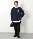 《WEB限定カラーあり/シリーズあり/追加予約》サガラ刺繍スウェットライクニット