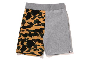 A BATHING APE 1ST CAMO BACK SHARK SWEAT SHORTS M A xCVO GCv pc W[WEXEFbgpc O[ CG[yz