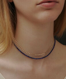 les bon bon les bon bon/lapis choker ネックレス ギフト セットアップセブン アクセサリー・腕時計 チョーカー ブルー【送料無料】