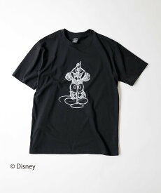 NUMBER (N)INE MICKEY MOUSE/DRAWING OS T-SHIRT ナンバーナイン トップス カットソー・Tシャツ ブラック ホワイト【送料無料】