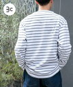 【SALE／60%OFF】URBAN RESEARCH DOORS 『ユニセックス』FORK&SPOON ボートネックボーダー アーバンリサーチドアーズ トップス カットソー・Tシャツ ホワイト