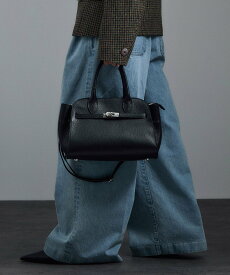 SALON adam et rope' 【AULENTTI(オーレンティ)】ハンドバッグ サロン アダム エ ロペ バッグ ハンドバッグ ブラック【送料無料】