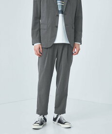 【SALE／60%OFF】UNITED ARROWS green label relaxing ウォッシャブルトロ 2プリーツ 9分丈 ユーティリティパンツ W1 -ストレッチ・防シワ- ユナイテッドアローズ アウトレット パンツ その他のパンツ ブラック ネイビー グレー【送料無料】