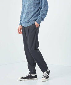 【SALE／40%OFF】UNITED ARROWS green label relaxing ウォッシャブルトロ 2プリーツ 9分丈 ユーティリティパンツ W1 -ストレッチ・防シワ- ユナイテッドアローズ アウトレット パンツ その他のパンツ ブラック ネイビー グレー【送料無料】