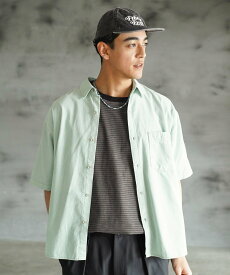 【SALE／40%OFF】BAYFLOW サマーコーデュロイシャツ ベイフロー トップス シャツ・ブラウス ブルー グレー カーキグリーン【送料無料】