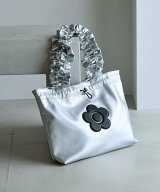 VIS 【WEB限定】【MARY QUANT*VIS】フリルハンドルトートバッグ/A4対応 ビス バッグ トートバッグ ブラッ…