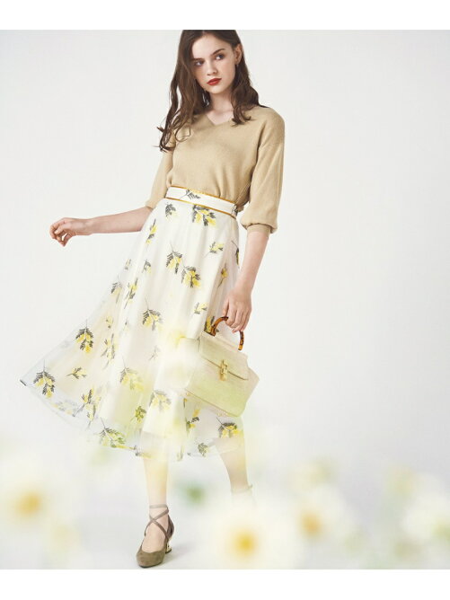 Noela ミモザ刺繍チュールスカート Rakuten Fashion 楽天ファッション 旧楽天ブランドアベニュー Cb47 Noela ミモザ刺繍チュールスカート Rakuten Fashion 楽天ファッション 旧楽天ブランドアベニュー Cb47
