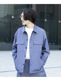 【SALE／50%OFF】UNION STATION ポリトロCPOブルゾン[セットアップ可能] メンズ ビギ ジャケット・アウター ブルゾン・ジャンパー グリーン グレー ブルー ホワイト【送料無料】