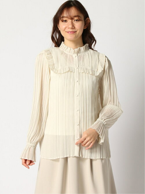 Lowrys Farm プリーツスタンドフリルbl Rakuten Fashion 楽天ファッション 旧楽天ブランドアベニュー Ce17