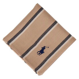 POLO RALPH LAUREN POLO RALPH LAUREN(ポロ ラルフ ローレン) メンズ 先染ハンカチ インターモードカワベ ファッション雑貨 ハンカチ・ハンドタオル ベージュ ブルー グレー