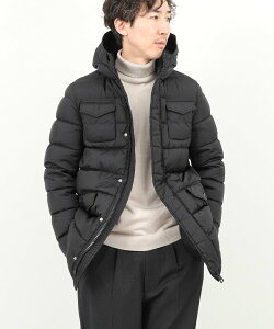 NOLLEY'S goodman �yHERNO/�w���m�z4�|�P�b�gHOOD DOWN JACKET �t�[�h�_�E���W���P�b�g 25AW �m�[���[�Y �W���P�b�g�E�A�E�^�[ �_�E���W���P�b�g�E�_�E���x�X�g �l�C�r�[ �u���b�N�y���������z