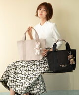 TOCCA 【岡崎紗絵さん着用・新チャーム登場・ぬいぐるみチャーム付き】TOCCA AMICO CANVAS TOTE キャンバ…