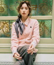 【MARY QUANT*VIS】フリルカラーペプラムシャツブラウス