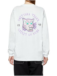 Onitsuka Tiger (U)�y�����V���b�v�zLS GRAPHIC TEE �I�j�c�J�^�C�K�[ �g�b�v�X �J�b�g�\�[�ET�V���c �u���b�N �z���C�g�y���������z