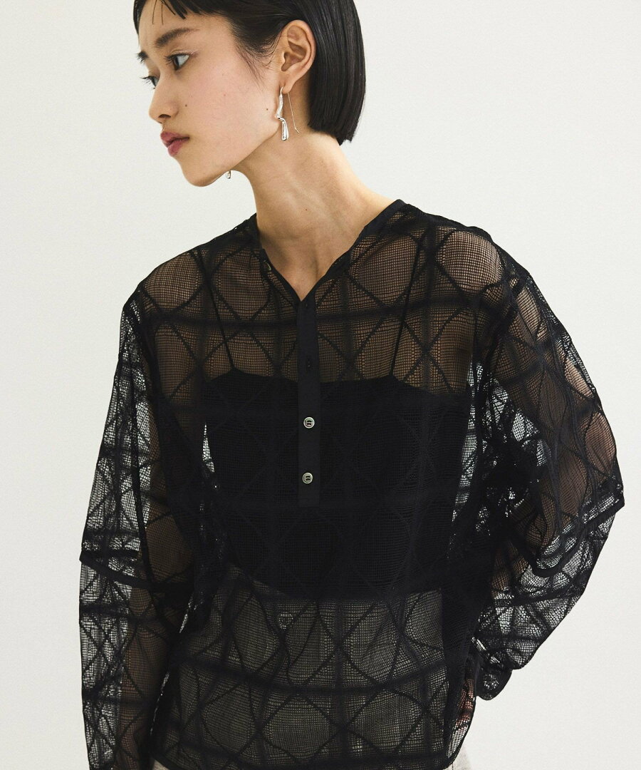 【SALE/70%OFF】ADAM ET ROPE' FEMME スクエアレースプルオーバー アダムエロペ トップス カットソー・Tシャツ ベージュ ブラック レッド【送料無料】 - メイン画像 19