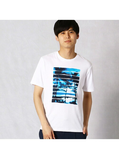 Comme Ca Men スムースレーヨン マリンプリントtシャツ Rakuten Fashion 楽天ファッション 旧楽天ブランドアベニュー R497