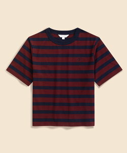 BROOKS BROTHERS �yDouble B Collection�z �R�b�g�� BB���S �}���i�[�X�g���C�v �w�r�[�E�F�C�gT�V���c �u���b�N�X �u���U�[�Y �g�b�v�X �J�b�g�\�[�ET�V���c �l�C�r�[�y���������z