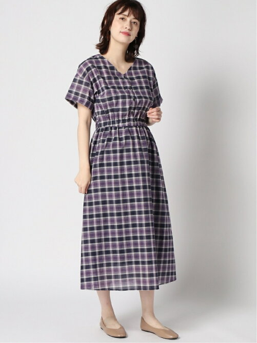 Te Chichi Techichi Terrasse チェックvネックワンピース Rakuten Fashion 楽天ファッション 旧楽天ブランドアベニュー Dh3784